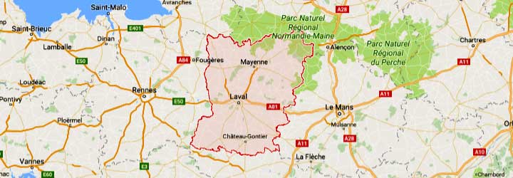 gites de groupe, grands gites, campings, hotesls pour groupe, village de vacances en Mayenne